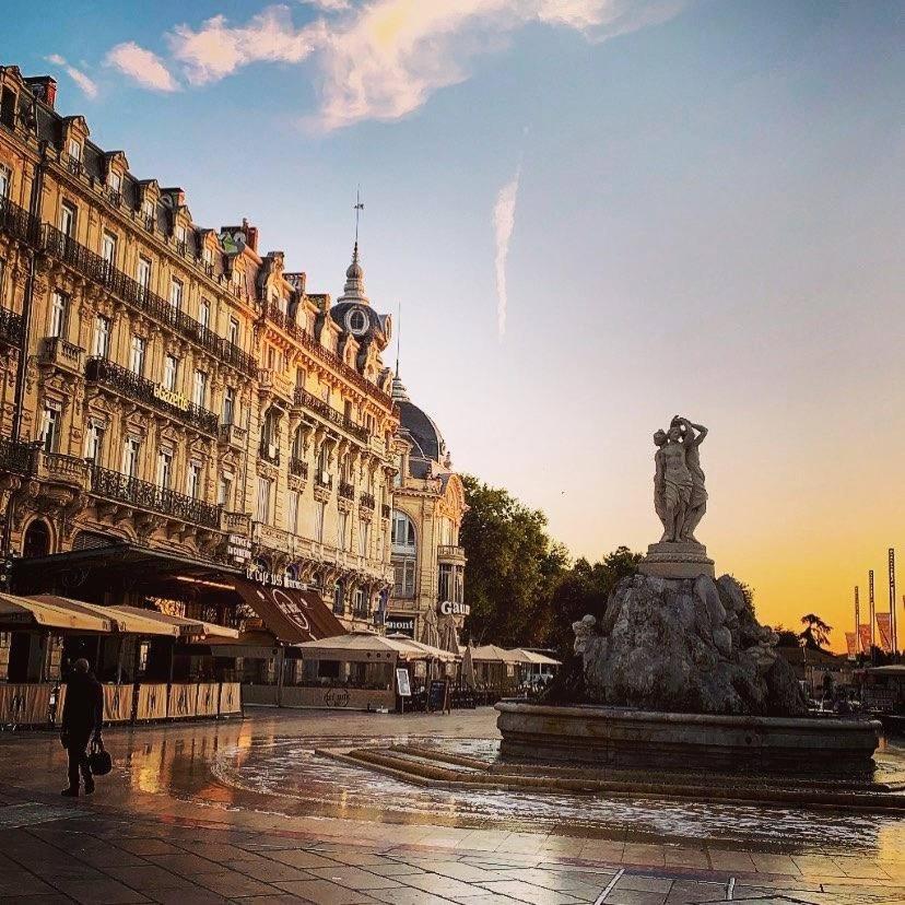 Апартаменты Le Havre De Paix Montpellierain - Terrasse Et Parking Prive Экстерьер фото